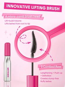 SHEGLAM 【2 Pcs】Lashlighter Up & Out 睫毛膏&睫毛夾組合 品牌 美容 化妝 化妝品 適合女性與女孩 完美搭配夏季春季 Y2K 時尚 流行 生日 母親節禮物 假期 派對準備就緒 最佳顏色 - 黑色 - 查看 4