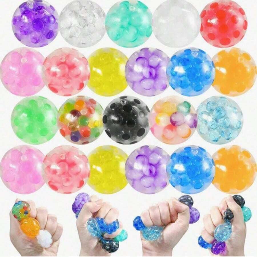 2/5/10/20/30/72pcs Sensory Squeeze Balls, Stress Relief Balls ...