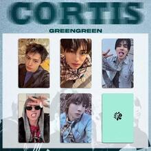C/O/R/TI/S <VERDE VERDE>JAMES,JUHOON,M/A/R/TI/N/SEONGHYEON,KEONHO, Tarjeta de inserción de álbum, Tarjeta de edición especial, Tarjeta de suerte, Regalo de encuentro con fans, Regalo coleccionable de concierto. - Multicolor - Ver 4