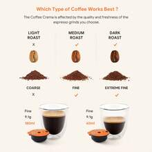 Cápsulas de café reutilizables para cafetera Tassimo, opciones de capacidad 60ml/180ml/200ml/220ml. Cápsulas de café recargables, accesorios para cafetera. - Naranja - Ver 4