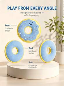 Interactive Dog Toys, Lightweight And Fun, Are Perfect For Outdoor Dog Walks, Training, And Pet Exercise. Made From Durable Polyester Fiber, They Can Be Used Indoors And Are Soft Enough For Dogs To Chew, Enhancing Close Interaction With Pets - Multicolor - View 10