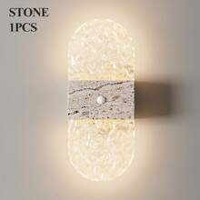 Crystal Motion Sensor Wall Lamp, Acrylic Wall Light, Wireless LED Wall Light, Battery-Powered Night Light, Suitable For Hallways, Bathrooms, Bedrooms, Kitchens, Cabinets, Stairs, Entrances, Bedside, Tables, Closets, Home Decoration, Living Room - Circular Multicolor - View 33