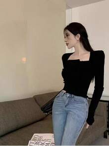 Women Tops - Apricot - View 6