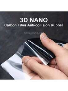 1pc Matte PVC Fender Flare Protector, Anti-Scratch & Anti-Collision Protective Strip For Car Front Fender - A - View 8