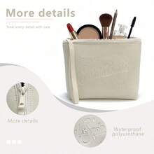 Portable Toiletry Bag, Cosmetic Bag, Impermeable Bag, Viaggio Impermeabile Bag, Viaggio Con Cerniera Bag - 藍色 - 查看 4