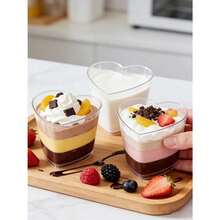 120 Sets Dessert Cups With Lids And Spoons, 5oz 6oz Plastic Parfait Cups Easter Spring Party Disposable Dessert Containers Serving Fruit And Pudding (360pcs, 3 Style) - Multicolor - View 4