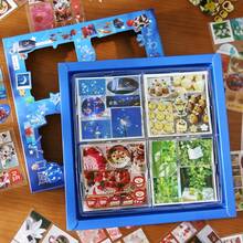 100 Folhas/Caixa Adesivos - Série Nostálgica, Adesivos de PET com Tema de Comida e Paisagem em Estilo Retrô, Suprimentos para Scrapbooking, Decorativos para Cartões, Quadros, Laptops, Capas de Telefone, Copos, Revistas, Caixas de Papelaria, Bagagem, Escrivaninha - adesivo - Visão 6