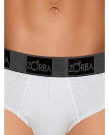 Cueca Slip Zorba 716 - Branco - Visão 2