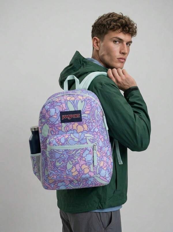 JanSport Cross Town Unisex Backpack Fluid Floral