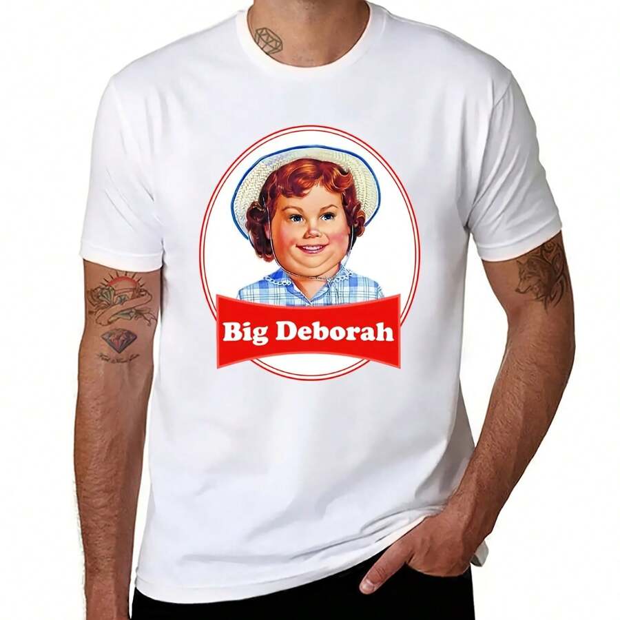 Big Deborah T-Shirt Minimal Art Print T-Shirt - 款式 - 查看 1