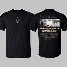 Bring Me The Horizon Tour 2026 Shirt Motionless In White Concert Merch Music Tee - Black - View 1