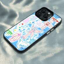 Shockproof Case Compatible With IPhoneXR, IPhone14PRO, IPhone7PLUS, GALAXY S22 ULTRA/GALAXY S25ULTRA/  Y35, Shockproof And Silicone, It Is Amazing And Perfect For Daily Use, Unique Pattern. - White - View 2