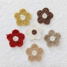 6/12/18Pcs Floral Applique Patches, Suitable For Clothing, Hats, Shoes, Crafts, Sewing Supplies, Fabric Patches, Headwear, Embroidery Flower Pieces, DIY Clothing, Shoes, Hats Accessories - Multicolor - View 7