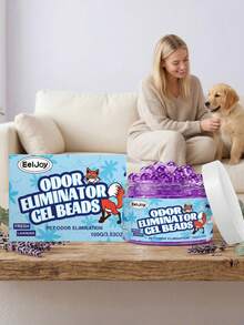 Pet Odor Eliminating Gel Beads, Daily Use Cat Litter & Dog Potty Deodorizer, Indoor Cleaning Fragrance Beads - 1pc - View 1