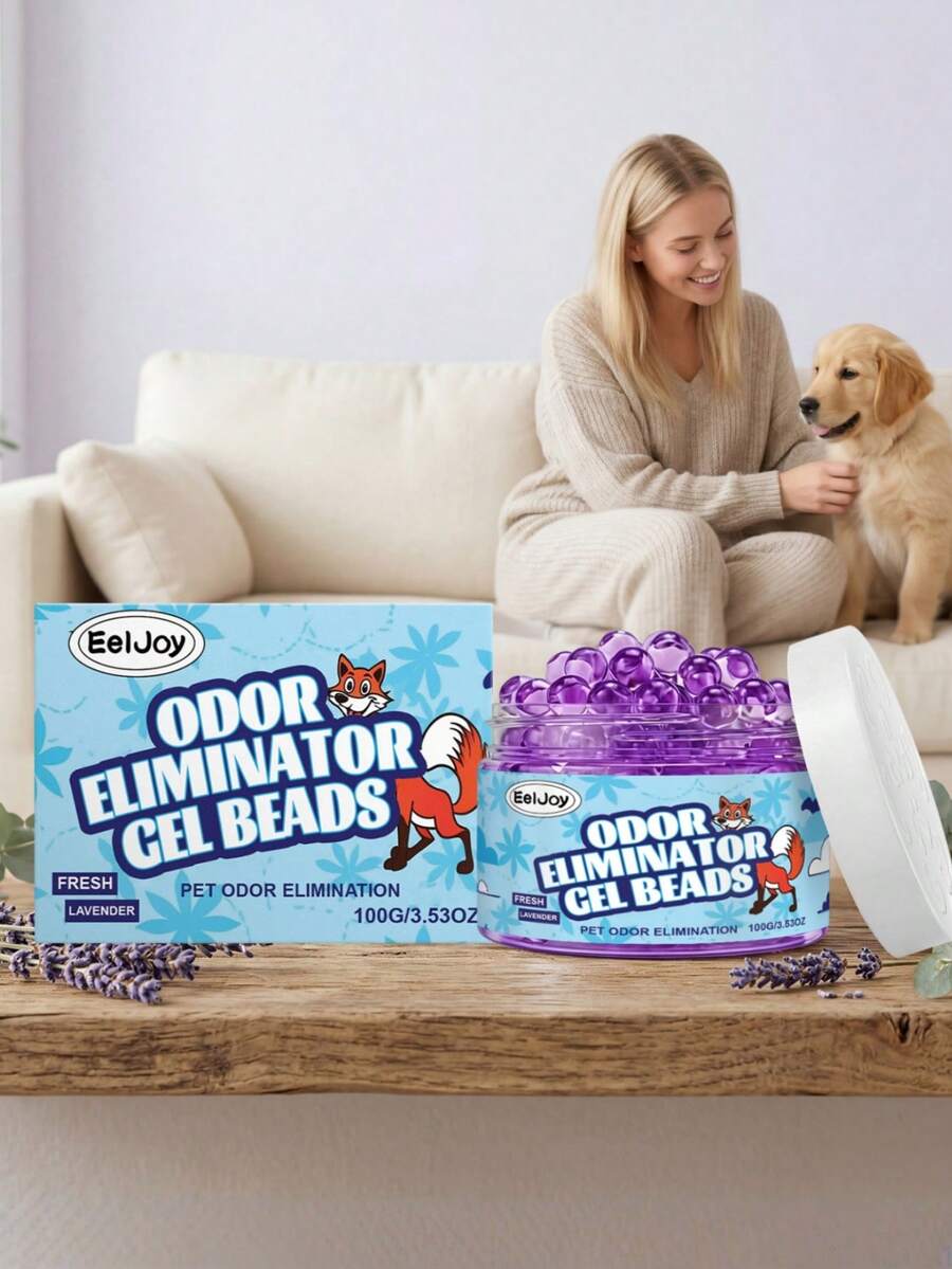 Pet Odor Eliminating Gel Beads, Daily Use Cat Litter & Dog Potty Deodorizer, Indoor Cleaning Fragrance Beads - 1pc - View 1