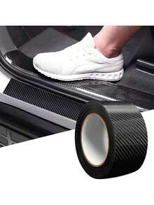 1pc Matte PVC Fender Flare Protector, Anti-Scratch & Anti-Collision Protective Strip For Car Front Fender - A - View 2