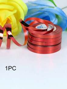 1/10pcs Laser Balloon Ribbons, Colorful Shiny Party Decoration Ribbons Suitable For Weddings, Birthdays, Festivals, Great For Gift Wrapping And Decorations, Party Decoration Ribbons, Brilliant Ribbons, Shiny Surface - Multicolor - View 16