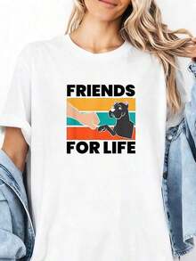 Camiseta TrendyBlue con diseño de mariposas para uso diario - Blanco - Ver 4