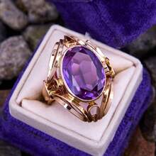 Luxury Fashion Women's Ring, Beautifully 14k Gold Plated With Synthetic Cubic Zirconia, Suitable For Brides, Romantic Wedding Anniversary Gift, Engagement Jewelry, Birthday Present - Gold - View 2
