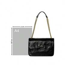 Coach Elodie 女款拼色單肩包 CCZ62IMBLK - 黑色CCZ62IMBLK - 查看 8