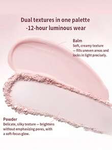 Little Ondine Duo-Color Highlighter 03, Highlighter & Contour 2-in-1, Highlighter Pink & Contour Alami, Mencerahkan & Membentuk Wajah dengan Warna Merah Muda, Kilau Alami, Warna yang Dapat Disesuaikan, Tahan Lama, Ringan dan Praktis untuk Dibawa Bepergian, HADIAH - 03 - View 5
