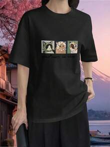 Women T-Shirts - Black - View 1