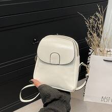 Bolso de mano moderno y versátil para mujer, estilo casual elegante con un toque de alta gama, bolso de hombro estiloso ideal para ir de compras. - Negro - Ver 6
