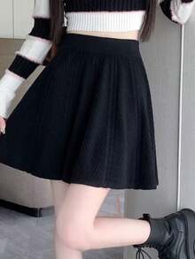 Women Skirts - Black - View 1