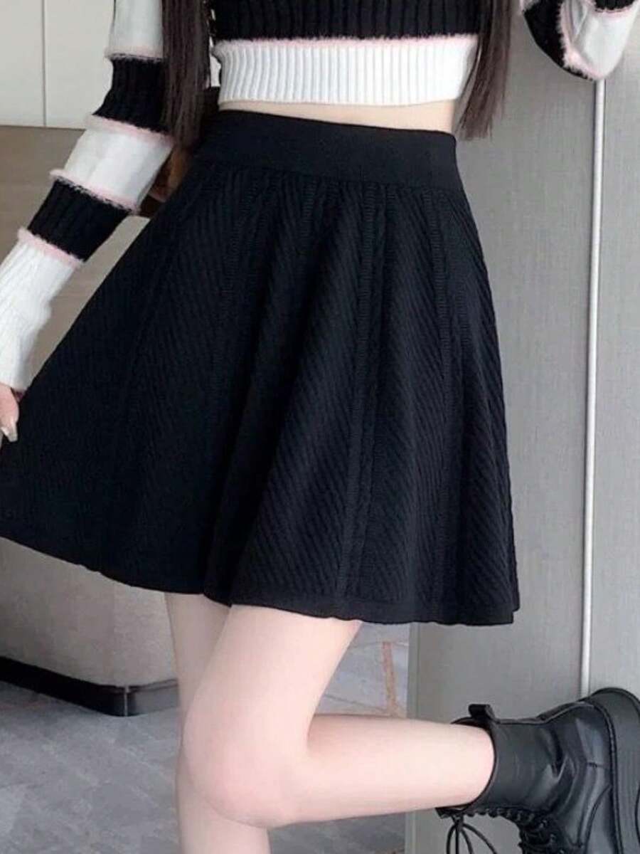 Women Skirts - Black - View 1