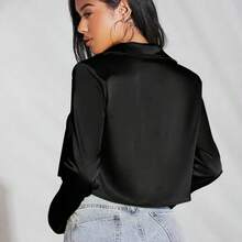 Women Blouses & Shirts - 白色的 - 查看 3