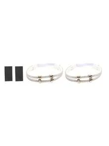 1 Pair Women's Non-Slip Sandal Straps, Adjustable Buckle Heel Fixator, No-Installation Transparent Heel Locking System, Suitable For High Heels, Mules, Flip Flops, Dress Shoes - Multicolor - View 19