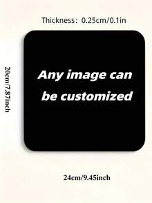 Custom Mouse Pad - Personalized Design, Non-Slip Heat-Resistant Office Gaming Desk Mat, Rectangular Size Suitable For Coffee Cup And Keyboard, Professional Accessory, Ideal Gift For Family And Friends - Multicolor - View 5
