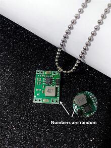 1 buah Kalung Liontin Papan Sirkuit Gaya Cyberpunk dengan Rantai Stainless Steel, Cocok untuk Festival Musik, Pesta, dan Pemakaian Sehari-hari - MultiWarna - View 11