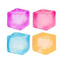 Needoh Schylling 1pc Stress Cube Rattle Toy, Slow Rebound Soft Toy, Anxiety Relief Sensory Rattle Toy, Autism Sensory Soft Toy, Soothing Toy, Birthday Gift, Classroom Reward Box Toy, Back To School Gift - Random - View 3