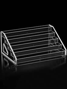 3-Tier/5-Tier Stepped Display Rack, Nail Polish, Lipstick, Toy Car, Jewelry Organizer - Clear - View 6