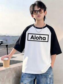 Tween Boys T-Shirts - Black and White - View 1