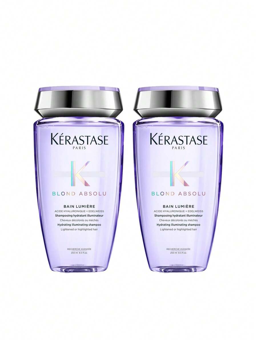 Kérastase [Bundle] Blond Absolu Bain Ultra-Violet Purple Shampoo 250 Ml X 2 - Absolute Blonde - View 1