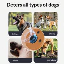 Upgraded Smart Ultrasonic Dog Repeller, 60Hz Variable Frequency Anti-Bark Trainer With LED Flashlight & SOS Mode, Mini Portable Outdoor Gadget - Multicolor - View 9