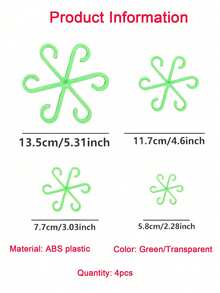 4/8 chiếc kẹp thân cây leo chắc chắn, giá đỡ giàn leo bằng nhựa cho cây leo, thích hợp trang trí trong nhà/ngoài trời, cắm trại, đám cưới, Giáng sinh, mùa xuân, phòng ngủ, nhà cửa, mùa thu, Giáng sinh - Nhiều màu - Xem 4