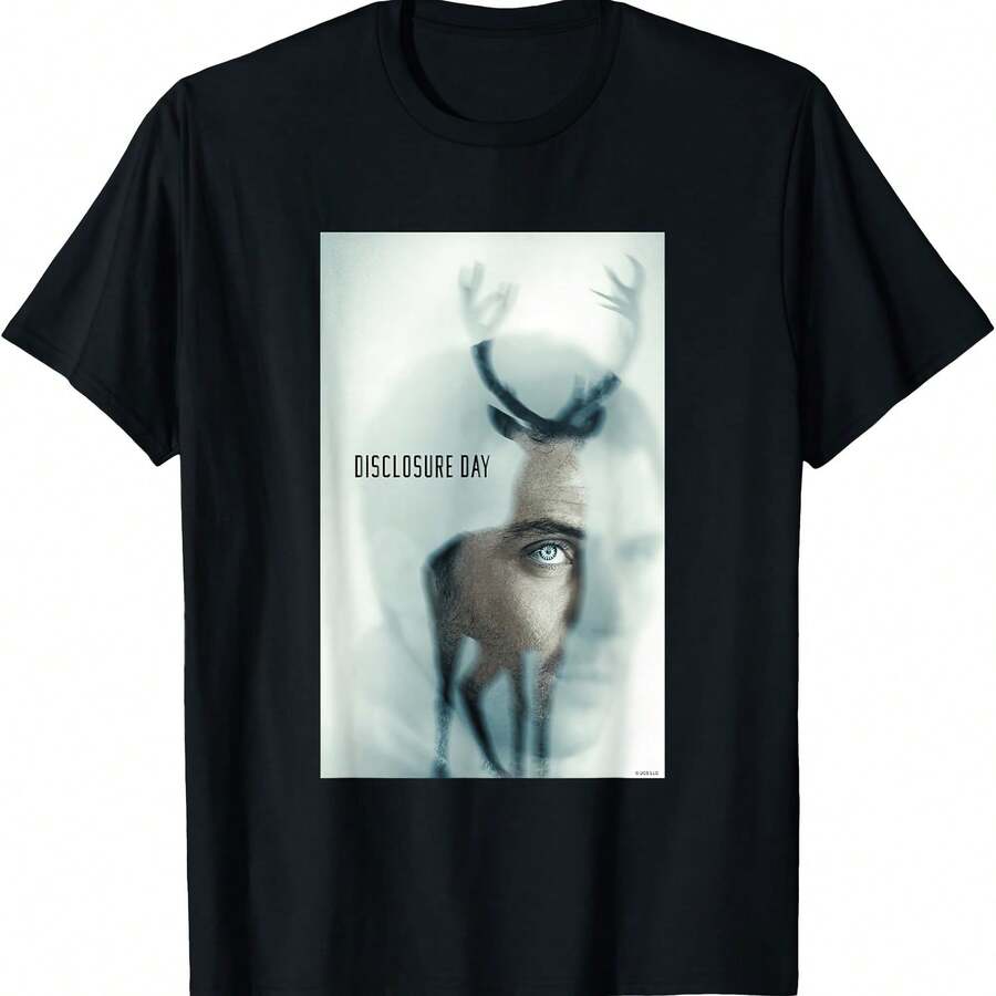 Eye And Silhouette T-Shirt - 黑色 - 查看 1