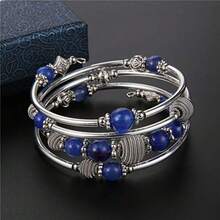 Women Charm Bracelet - Navy Blue - View 6