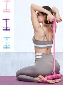 Alat Latihan Yoga Pedal Puller Resistance Band dengan Pegangan, Tali Tarik Elastis, Tali Peregang Multifungsi, Cocok untuk Latihan di Rumah, Penggemar Yoga, untuk Berbagai Bagian Tubuh, Peregangan Perut, Pinggang, Lengan, Kaki, Pelangsingan, dan Pelatihan, Aksesori Yoga - MultiWarna - View 2