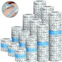 1pc Waterproof Swimming Bandage, Transparent Adhesive Dressing, Can Be Used For Tattoo Cover, Suitable For Shower, Swimming, Fitness - White - View 1