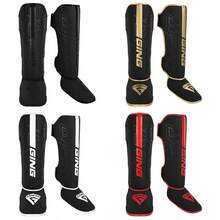 GING Boxing Muay Thai Shin Guards, Sanda Combat Sports Shin Pads, Adult & Youth Unisex Training Protective Gear, Thickened Taekwondo - Multicolor - View 4