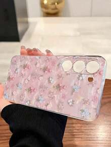 1 Piece Soft Phone Case With Fashionable Tulip Flower Design, Compatible With Huawei, Honor, Galaxy, 12T, 13T - 無色 - 查看 4