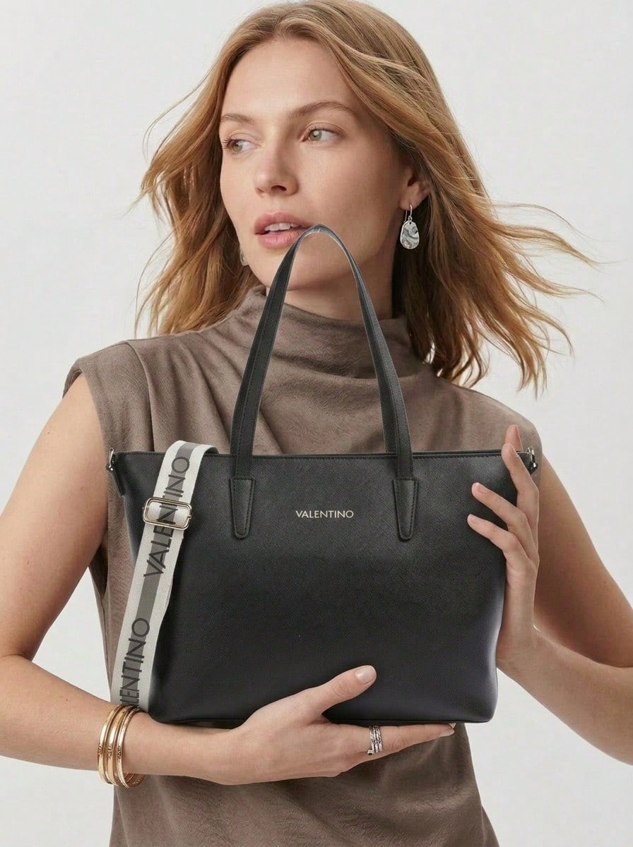 Valentino Zero Re Women Shoulder Bag Black - Black - View 1
