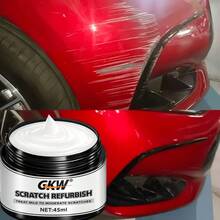 GKW 專業汽車刮痕修復蠟 - 快速拋光至鏡面光澤 | 使用海綿或布輕易塗抹 | 適用於汽車、卡車、SUV、摩托車、船隻和露營車 | 有效淡化淺層刮痕 | 持久光澤 - 45毫升+海綿 - 查看 2