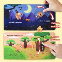 Who Is Who? Interactive Slide & Explore Series - Push And Pull Learning Fun, Forest Farm Ocean Prairie Themes, Early Exploration Gift Set - Interactive Slide Discovery - View 9