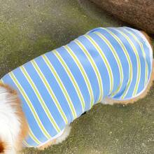 Quần áo nhẹ cho chó lớn, áo mỏng cho Golden Retriever, Samoyed, thú cưng giống trung bình & lớn, quần áo chống nắng - Màu xanh lam - Xem 5