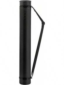 JJRING Black Poster Tube, 25 To 40 Extendable Poster Storage Holder Tube With Carrying Strap, Poster Carrying Blueprints, Scrolls, Maps And Architect Papers - Green - View 3